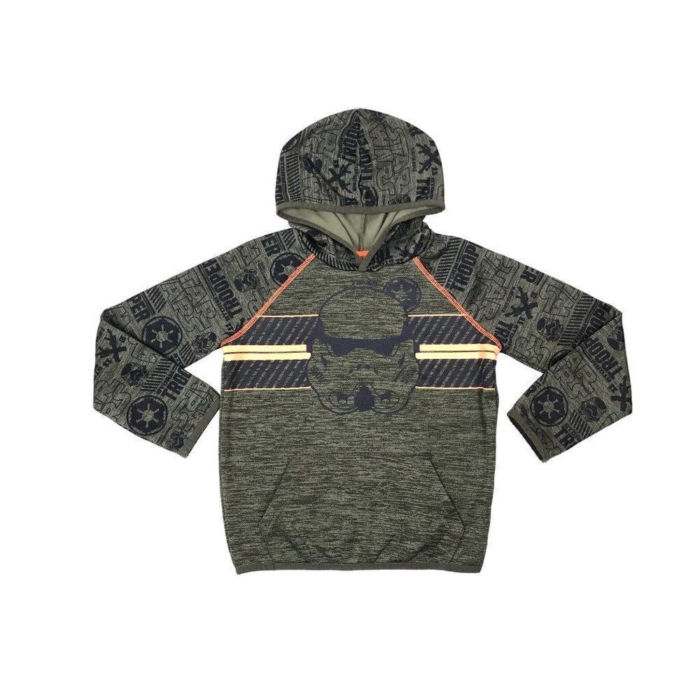 Jumping Beans Boys Green Star Wars Storm Trooper Jacket Size 7